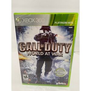 Call of Duty World at War Xbox 360 Platinum Hits New Factory Sealed NTSC